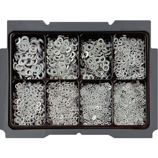 BTI Box 1 + U-Scheibe DIN 125 Stahl verzinkt, BTI Box U-Scheibe DIN 125 Stahl verzinkt, BTI Box 1 U-Scheibe DIN 125 Stahl verzinkt, BTI Box 1 U-Scheiben